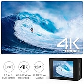 olcso Sportkamerák-4k ultra hd akciókamera 4k/30fps wifi 2 hüvelykes 170d víz alatti vízálló sisak videofelvétel sportkamerák kültéri kamerák