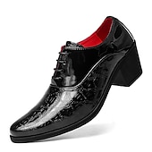 preiswerte Formell-Herren-Oxford-Schnürschuhe aus weißem Lacklederimitat – elegante Schuhe mit Blockabsatz und Krokodilprägung im Vintage-Stil für Hochzeiten, Partys und formelle Anlässe