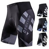 billiga Shorts, tights och byxor för män-Herr Cykelshorts 3D vadderade shorts Cykel Vadderade shorts Underdelar Bergscykling Vägcykling sporter Grafisk 3D Tablett Andningsfunktion Snabb tork Fuktabsorberande Vit Blå Elastan Kläder