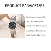 abordables Relojes de Cuarzo-Reloj de cuarzo para mujer con pulsera de amor, conjunto de joyería, reloj de pulsera analógico de lujo a la moda, reloj digital de acero inoxidable, regalo de San Valentín para ella