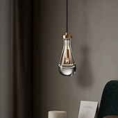 abordables Éclairages pour îlot-Lampes suspendues à LED galss design 12 &quot;éclairage d&#039;îlot de cuisine moderne ferme hall d&#039;entrée luminaires plafond suspendu globe sur table cordon réglable 1 pièces 110-240v