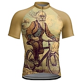 abordables Maillots pour hommes-Homme Maillot Velo Cyclisme Manche Courte Cyclisme Maillot Top avec 3 poches arrière VTT Vélo tout terrain Vélo Route Respirable Séchage rapide Evacuation de l&#039;humidité Bandes Réfléchissantes Noir
