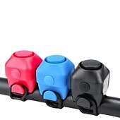abordables Accessoires pour motos et VTT-vélo électronique klaxon fort 130 db avertissement sécurité électrique cloche sirène de police vélo guidon alarme anneau cloche vélo scooter