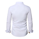 abordables camisa con botones para hombre-Hombre Camisa Camisa de verano Abotonar la camisa Camisa casual Negro Blanco Azul Piscina Verde Ejército Manga Larga Plano Diseño Diario Vacaciones Ropa Moda Casual Cómodo