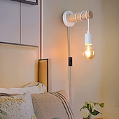 cheap Indoor Wall Lights-Wall Lamps Cute Creative Vintage Traditional Classic Wall Sconces Indoor Wall Lights Dining Room Shops  Cafes Wood Wall Light US Plug