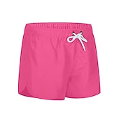 baratos shorts de natação masculinos-Homens Roupa de Banho Shorts de Natação Calção Justo de Natação Tecido Conforto Respirável Ao ar livre Diário Para Noite Moda Casual Preto Branco