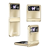 economico Cover Samsung-telefono Custodia Per Samsung Galaxy Capovolgi Z 6 Z Flip 5 Z Flip 4 Z Flip 3 Integrale Resistente agli urti Tinta unita Lega di alluminio