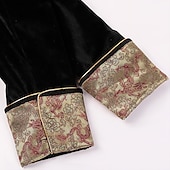 ieftine Îmbrăcăminte exterioară-Punk și gotic Medieval Steampunk Geacă Costum Cosplay Σμόκιν Vampiri Domn Mărime Plus Size Costume de fancy Bărbați Regal Steampunk Carnaval Mascaradă Performanță Evenimente / Petrecere Petrecere cu