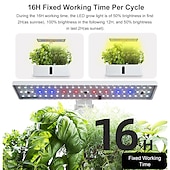 cheap Plant Growing Lights-Garden Hydroponics Growing System Indoor Herb Garden Kit Automatic Timing LED Grow Lights Smart Water Pump for Home Flower Pots