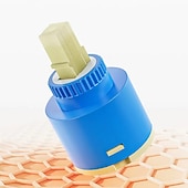 Недорогие Аксессуары для смесителей-Замена картриджа с керамическим клапаном 25/35/40 мм, кухонный смеситель с одной ручкой, смеситель для раковины, кран для ванной, ремонт универсального картриджа с керамическим диском в сборе