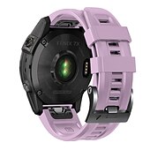 Χαμηλού Κόστους Ζώνες ρολογιών Garmin-Παρακολουθήστε το συγκρότημα για Γκάρμιν Fenix 7 7X 6 6X Pro Epix Pro 47mm 51mm Instinct 2X Approach S70 47mm S62 S60 Forerunner 955 945 Epix Marq Descent Quatix 22mm 26mm σιλικόνη Αντικατάσταση Λουρί