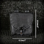 preiswerte Zubehör und mehr-Seeräuber Vikinger Retro Vintage Mittelalterlich Renaissance Tasche Herren Damen Kostüm Jahrgang Cosplay Tasche Halloween
