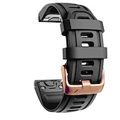 Недорогие Ремешки для часов Garmin-Ремешок для часов для Garmin Fenix 7S Pro 6S 5S Plus Epix Pro 42mm Approach S70 42mm Instinct 2S Descent Mk2S D2 Delta S 20mm силиконовый Замена Ремень Быстрая посадка 22 мм Спортивный ремешок Браслет
