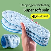 billige Såler og innlegg-1 par komfortable gel-innleggssåler med massasjesteindesign – buestøtte og støtdemping for fotkomfort hele dagen