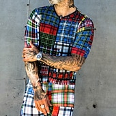 baratos Conjuntos de Roupa de Homem-Homens Camisa de ciclismo com shorts Manga Curta Ciclismo de Montanha Ciclismo de Estrada Azul Gráfico Moto Conjuntos Tapete 3D Respirável Secagem Rápida Bolso Traseiro Poliéster Elastano Esportes