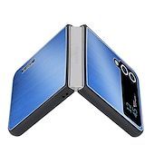 abordables Carcasas Samsung-teléfono Funda Para Samsung galaxia Z Flip 6 Z Flip 5 Z Flip 4 Z Flip 3 Estuche ultrafino Marco Antigolpes anti-caída Protección de grado militar Armadura Aleación de aluminio