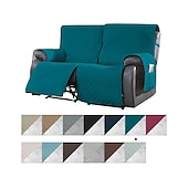 זול כיסוי לספה-כיסויי ספה שכיבה של loveseat כיסוי חיות מחמד מונע החלקה לשכיבה ל-2 מושבים עם רצועות אלסטיות, כיסוי מושב אהבה מפוצל מגן ריהוט כורסה