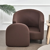cheap Armchair Cover &amp; Armless Chair Cover-Club Chair Cover Barrel Chair Slipcover Stretch Tub Chair Slipcover, Arm Chair Sofa Cover For Dogs Pet,Washable Couch Furniture Protector Soft Durable