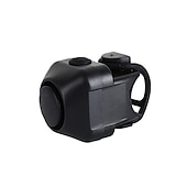 abordables Accessoires pour motos et VTT-vélo électronique klaxon fort 130 db avertissement sécurité électrique cloche sirène de police vélo guidon alarme anneau cloche vélo scooter