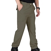 preiswerte Unterteile-Wasserdichte Arbeitshose für Herren Wandern Cargohose Taktische Hose 6 Taschen Militär Sommer Outdoor Ripstop wasserabweisend schnell trocknend mehrere Taschen Reißverschlusstasche elastische Taille blau grau khaki grün schwarz