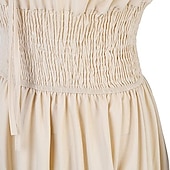 economico Vestito-Medievale Rinascimento Abito da cocktail Sguardi Contadini Camicia da notte irlandesi Fiera del Ren A palloncino Pirata Vichingo Straniero Senza spalline Con Volant Per donna Celtico Costumi da