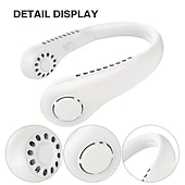halpa lämmitys &amp; jäähdytys-kannettava kaulatuuletin sähköinen langaton tuuletin usb-lataus minituuletin jäähdytyssiipitön hiljainen kaulatuuletin urheilu matka työ oppiminen kaula roikkuu olkapäässä kaula tuuletin kosketus