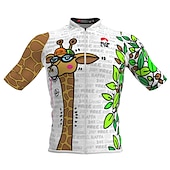 voordelige Heren shirts-Voor heren Wielrenshirt Korte mouw Fietsen Shirt Kleding Bovenlichaam met 3 achterzakken Fietsen Ademend Sneldrogend Achterzak Zilver Donker Grijs Paars Grafisch Sport Kleding