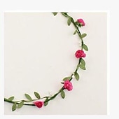 abordables Accesorios para el peinado del cabello-señora chica moda flor bohemia corona floral guirnalda diademas 10pcs