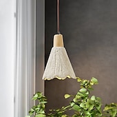 abordables Éclairages pour îlot-LED suspension design ciment 10 &quot;éclairage de l&#039;îlot de cuisine moderne ferme foyer entrée luminaires plafond suspendu globe sur table cordon réglable 1 pièces 110-240v