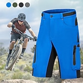 billiga Shorts, tights och byxor för män-Herr Lappverk MTB-shorts Cykel Säckiga Shorts MTB-shorts Bergscykling Vägcykling sporter 3D Tablett Snabb tork Reflexremsa Fuktabsorberande Svart Armégrön Kläder Cykelkläder