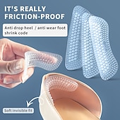 voordelige Inlegzolen &amp; inzetstukken-3 paar/set siliconen gel hielgrepen voor schoenen – antislip kussentjes ter voorkoming van blaren, comfort en pasvorm bij hoge hakken