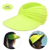 abordables refrigeración calefacción-Sombrero de playa de verano para mujer, sombrero de copa vacío, sombrero para el sol 50+, sombrero para el sol para mujer, sombrero deportivo para exteriores