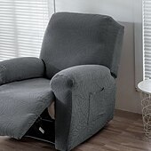 お買い得  リクライナーのカバー-ストレッチリクライニングチェア用スリップカバー 防水 スーパーフローラルプリントソファーカウチカバー 滑り止め 1人掛け レイジーボーイチェアカバー 家具プロテクター リビングルーム用サイドポケット付き