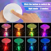 お買い得  水中ライト-プール用スイミングプールライト LED 色が変わるフローティングプールライト 8 つのモードで浮く照明 水中防水フローティング池ライト ディスコプール池の噴水ガーデンパーティー用