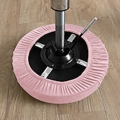 abordables Couverture de chaise de salle à manger-velours rond tabouret de bar siège couvre pub comptoir tabouret chaise housse carré pivotant tabouret élastique bar chaise couvre lavable housse de coussin pour café partie bar restrant