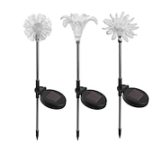 halpa Maisemavalot-aurinkopanos valot värinvaihto ulkona moniväriset aurinkokukat pihavalot vedenpitävä puutarhasisustus (voikukka, lilja, auringonkukka) aurinkoterassi valot monivärinen vaihtuva