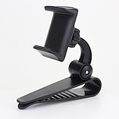 cheap Car Holder-Sun Visor Phone Mount Car Phone Holder For Car Universal 360 Rotating Car Mount Support Clip Bracket Cradle Clip Compatible To Smartphones
