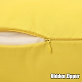 お買い得  屋外枕＆カバー-ソリッドカラー枕カバー屋外防水技術枕カバーコーティングされた屋外ガーデンソファクッションモダンシンプル 1pc