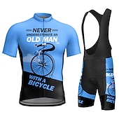preiswerte Herrenbekleidungs-Sets-Herren Radtrikot mit Radhose kurz Trägern fahrradbekleidung Kurzarm MTB Mountain Rennrad Gelb Rosa Rote Graphic Fahhrad Sportkleidung 3D-Pad Atmungsaktiv Schnelltrocknend Tasche auf der Rückseite