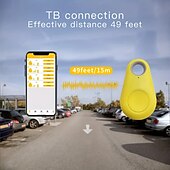 お買い得  セキュリティーセンサー＆アラーム-鍵やペットを再び紛失することはありません 1 個のスマートキーファインダーロケーター &amp; ペット紛失防止GPSトラッカー