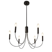 olcso Gyertya-6-Light 60 cm gyertya stílus Csillárok Fém Szputnyik Festett felületek Szüret Ország 110-120 V 220-240 V