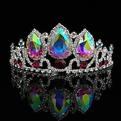 billige Tilbehør og mer-Hodeplagg Diademer Pannen Krone Retro / vintage Elegant og moderne Gotisk Royal Style Legering Til Prinsesse Svart svane Cosplay Halloween Karneval Dame Jente Kostyme smykker Motesmykker