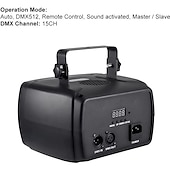 economico Luci da palcoscenico-luci per feste da interno dj palco discoteca luce 4 in 1 con rgbw derby beam rosso verde motivo luce led stroboscopica e marquee dinamico telecomando e controllo dmx ottimo per discoteca club festa dj palco illuminazione
