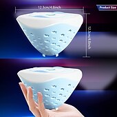 baratos Luzes Subaquáticas-Luz de piscina flutuante Padrão de peixe Lâmpada de piscina à prova d&#039;água Brinquedos de banheira para bebês Luzes flutuantes que mudam de cor 6 modos Led Luzes flutuantes que mudam de cor Decoração