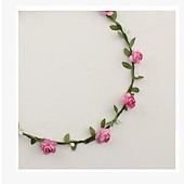 abordables Accesorios para el peinado del cabello-señora chica moda flor bohemia corona floral guirnalda diademas 10pcs