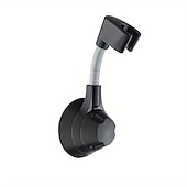 cheap Bathroom Gadgets-Shower Bracket, No-Punch Wall Mounted Shower Holder, 360° Rotating And Adjustable Handheld Shower Head Base, Strong Adhesive And Waterproof Bathroom Accessories