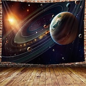 olcso Bolygó Szőttes-világegyetem galaxis függő kárpit fal művészet nagy kárpit falfestmény dekoráció fénykép háttér takaró függöny otthon hálószoba nappali dekoráció