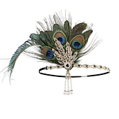 cheap Outfits-Retro Vintage Roaring 20s 1920s Flapper Dress Dress Outfits Necklace / Earrings The Great Gatsby Wedding Guest Sequins Tassel Fringe Women&#039;s Party / Evening Masquerade Wedding Reception Adults&#039; Dress