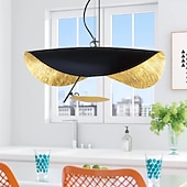 cheap Island Lights-LED Pendant Light Golden Hat Chandelier Bar Model Room Clothing Store Hotel Restaurant Hotel Club Lobby Light,Post-modern Light Luxury Creative Flying Saucer Chandelier