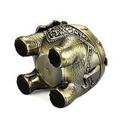 tanie Akcesoria dla palaczy-Wysokiej klasy retro metalowy słoń popielniczka osobowość kreatywny trend dekoracja domu salon popielniczka dekoracja biurowa